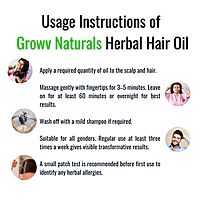 Growv Naturals Unisex Herbal Hair Oil 100ml | 100% Natural & Chemical-Free |
