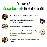 Growv Naturals Herbal Hair Oil 100ml | 100% Natural & Chemical-Free