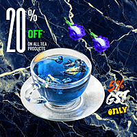 Growv Naturals Blue Pea Flower Tea – 100% Natural Detox & Antioxidant | 30 Bags